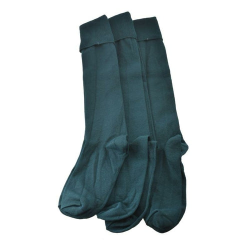 Women's Classic Flat Knit Opaque Nylon Knee High Socks - Girls' School