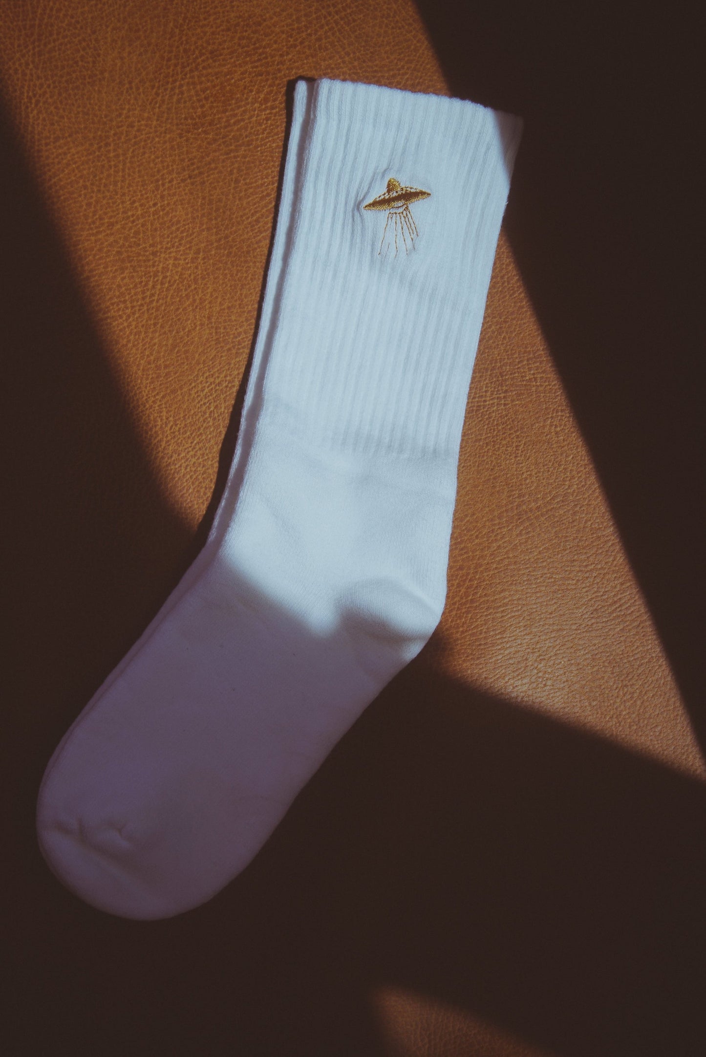 Cosmic Connections Embroidered Socks