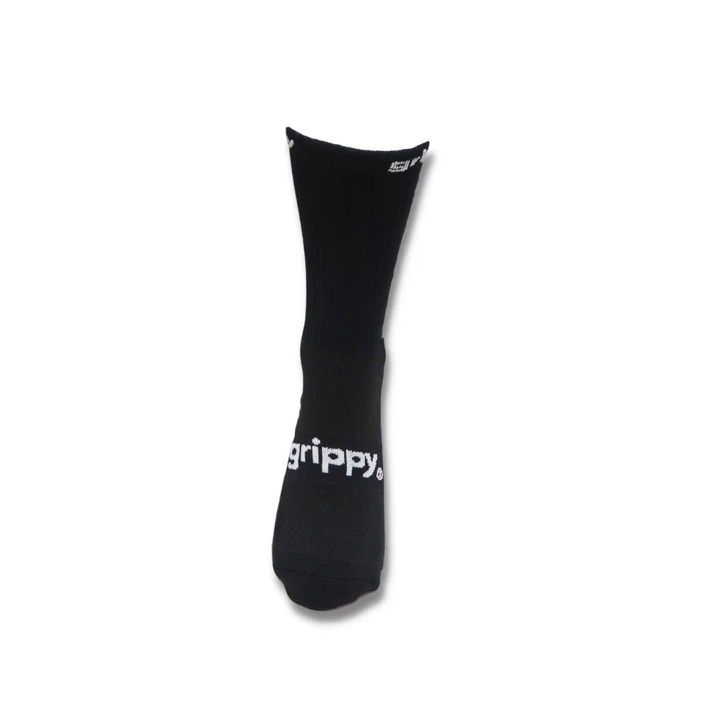 Grippy Black Football Grip Socks