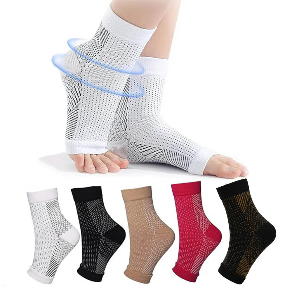1Pair Neuropathy Socks Ankle Protector Anti Fatigue Compression Foot