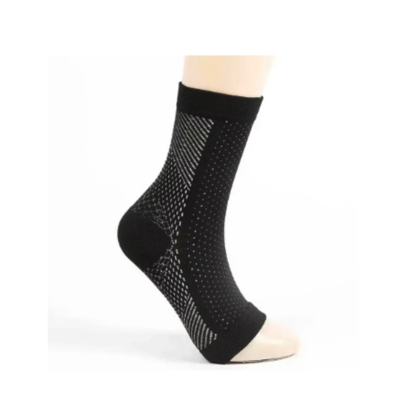 1Pair Unisex Compression Socks Ankle Support Brace Soothing Design for
