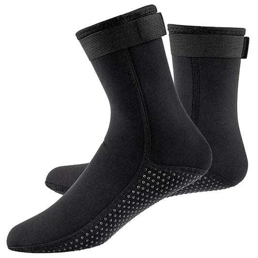 3mm Neoprene Diving Socks Wetsuit Shoes Non-slip Adult Warm Patchwork