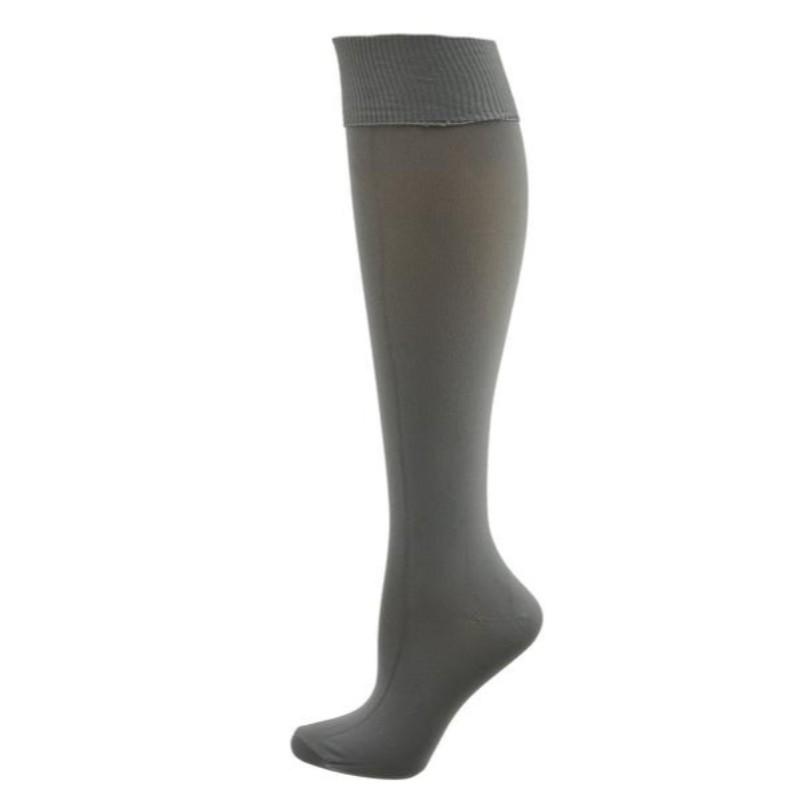 Women's Classic Flat Knit Opaque Nylon Knee High Socks - Girls' School